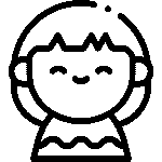 baby first haircut icon